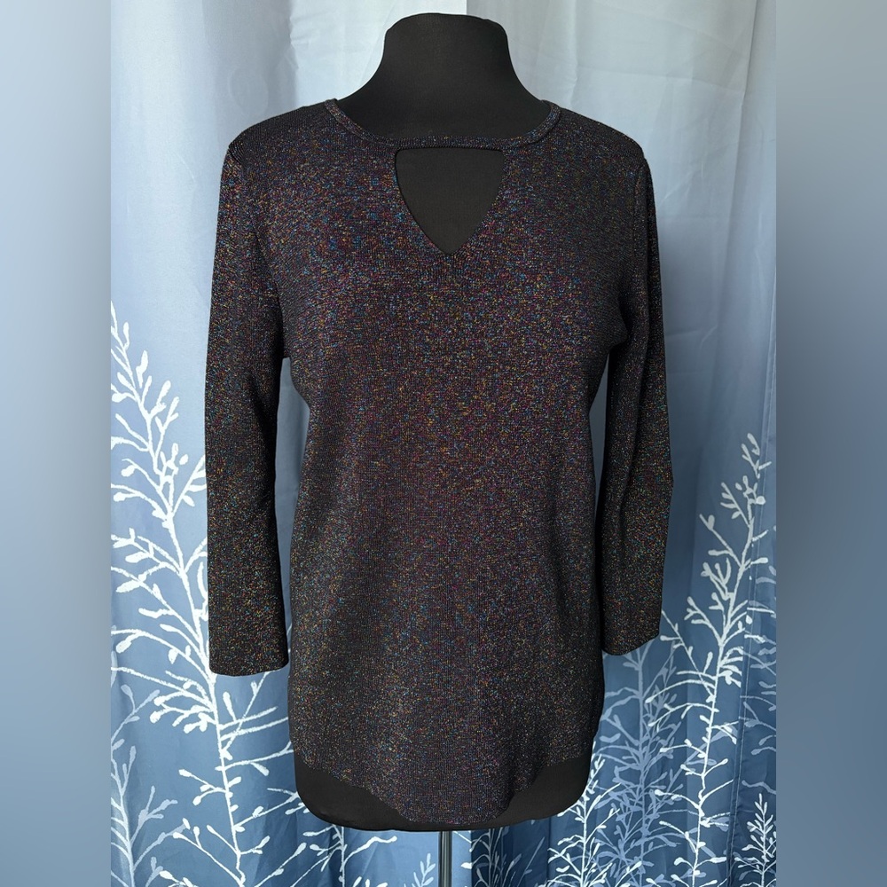 NY Collection Multicolor Sweater